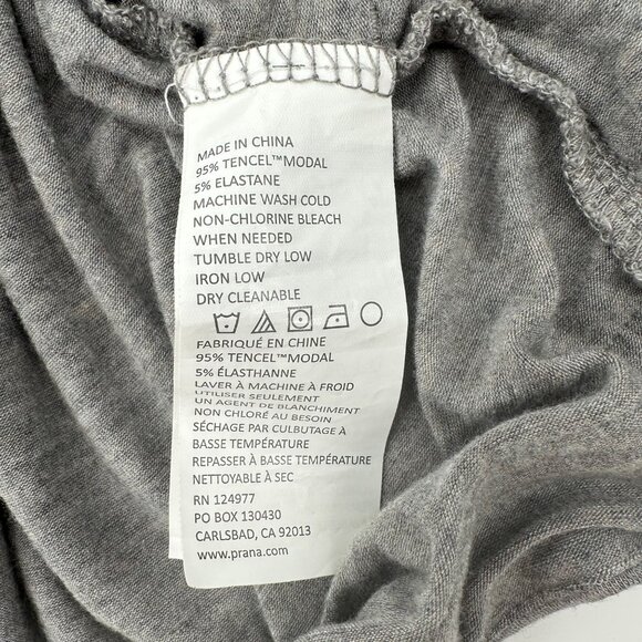 PrAna Womens Gray Lightweight Tencel Modal Blend Open-Front Cardigan Size S - Picture 9 of 14